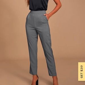 Lulu’s Kick It High Waisted Trouser Pants